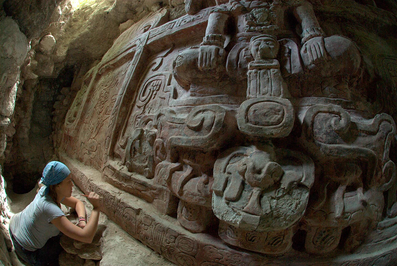 Находки цивилизации Майя археологические