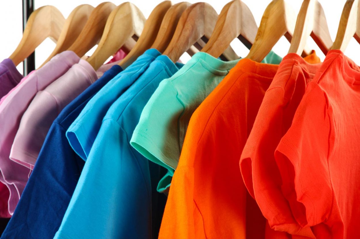 Одежда разных цветов
