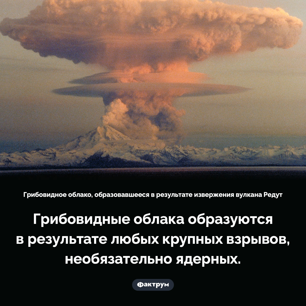 Откуда берутся грибовидные облака. Грибовидные облака образуются в результате любых крупных взрывов, необязательно ядерных.