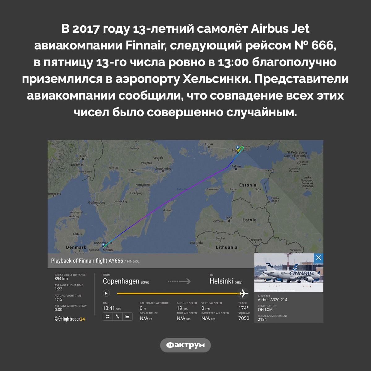 13-й рейс 13-летнего самолёта в пятницу 13-го закончился успешно